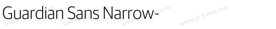 Guardian Sans Narrow字体转换